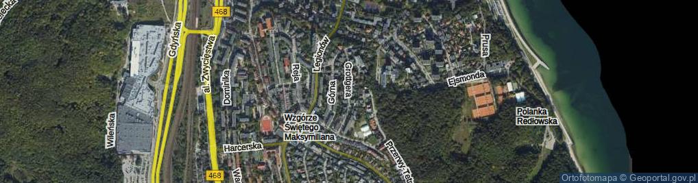 Zdjęcie satelitarne Grottgera Artura ul.