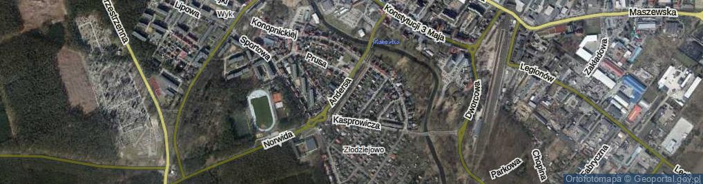 Zdjęcie satelitarne Grota-Roweckiego Stefana, gen. ul.