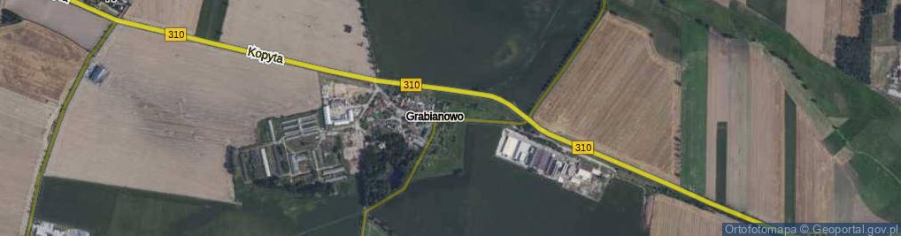 Zdjęcie satelitarne Grabianowo ul.