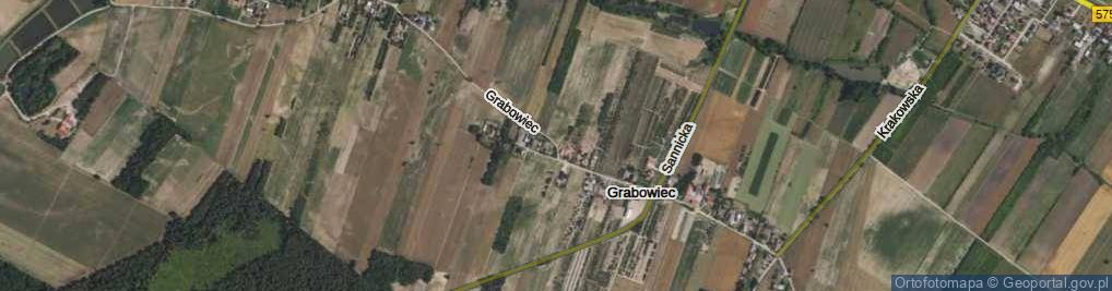 Zdjęcie satelitarne Grabowiec ul.