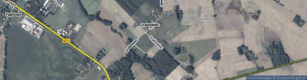 Zdjęcie satelitarne Grabowiec ul.