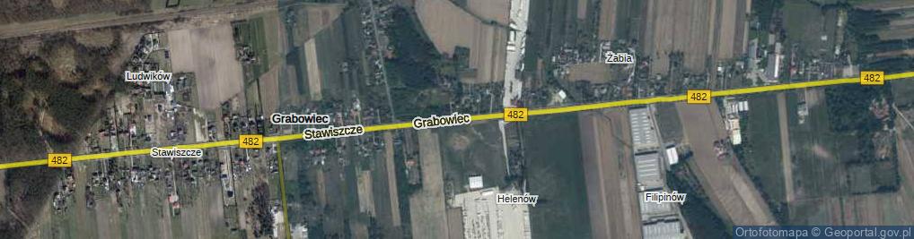 Zdjęcie satelitarne Grabowiec ul.
