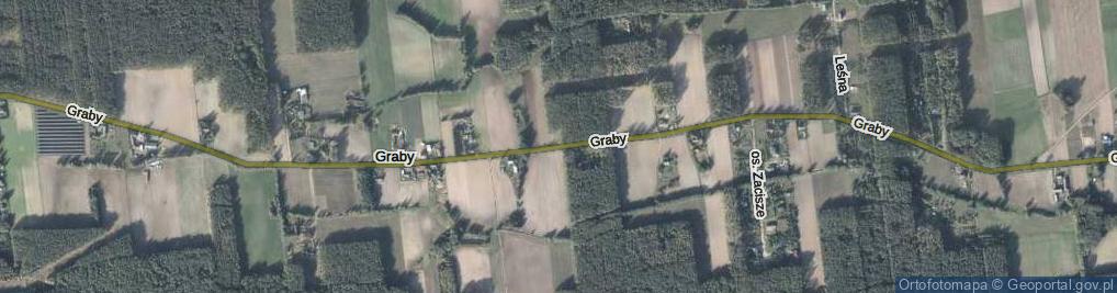 Zdjęcie satelitarne Graby ul.