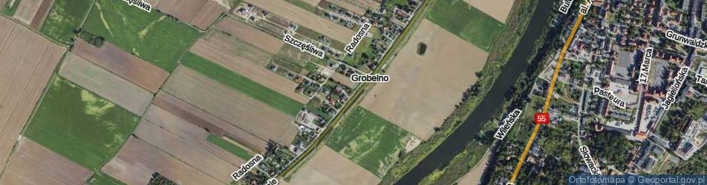 Zdjęcie satelitarne Grobelno ul.