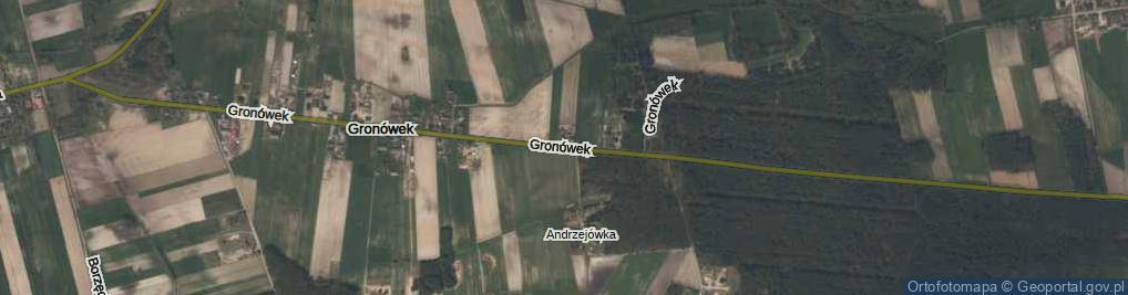 Zdjęcie satelitarne Gronówek ul.