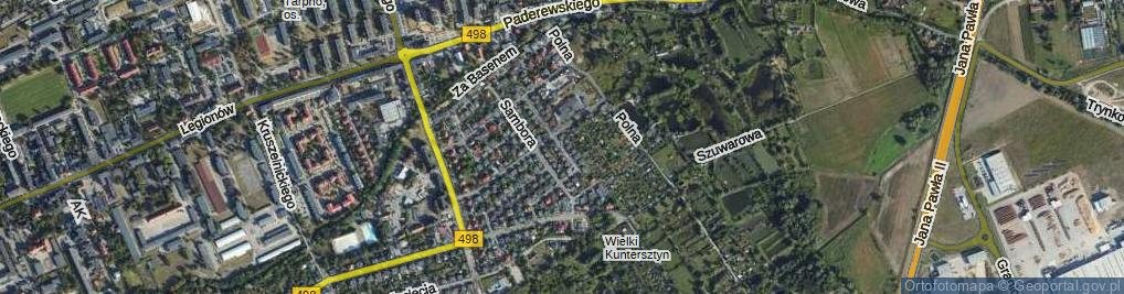 Zdjęcie satelitarne Gromady Grudziąż ul.