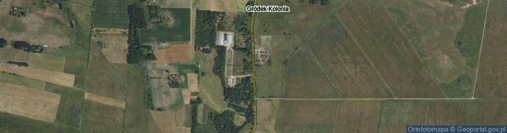 Zdjęcie satelitarne Gródek-Kolonia ul.