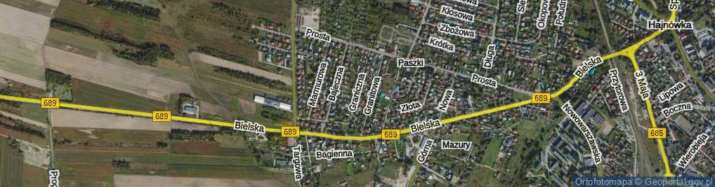 Zdjęcie satelitarne Graniczna ul.