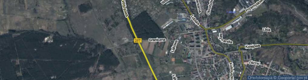 Zdjęcie satelitarne Graniczna ul.