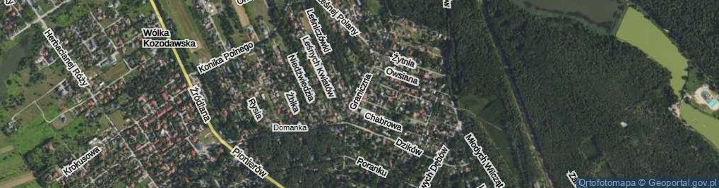 Zdjęcie satelitarne Graniczna ul.