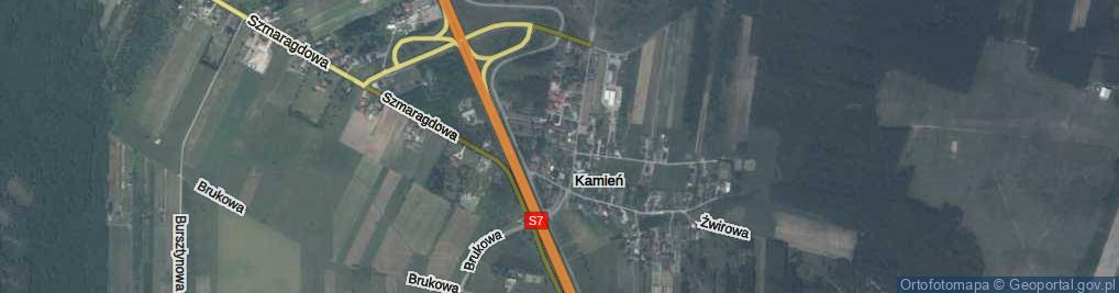 Zdjęcie satelitarne Granitowa ul.