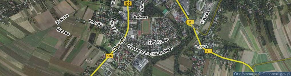 Zdjęcie satelitarne Grunwaldzka ul.