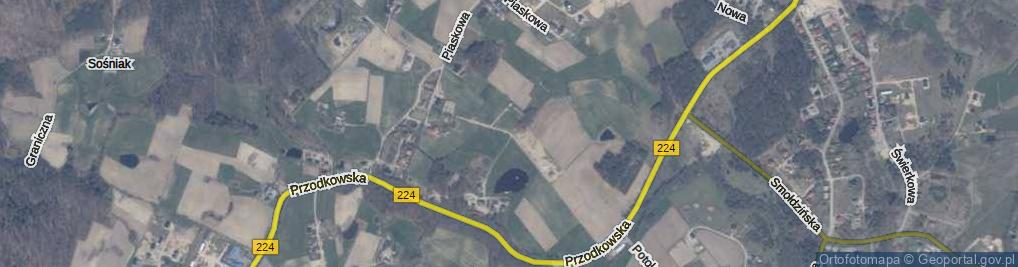 Zdjęcie satelitarne Granitowa ul.