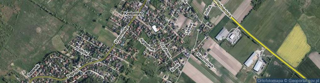Zdjęcie satelitarne Grzybowa ul.