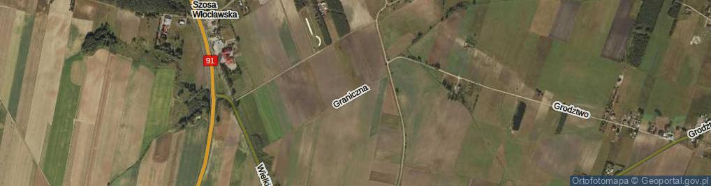 Zdjęcie satelitarne Graniczna ul.
