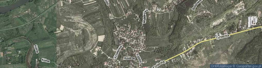 Zdjęcie satelitarne Granitowa ul.