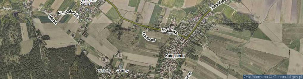 Zdjęcie satelitarne Granitowa ul.