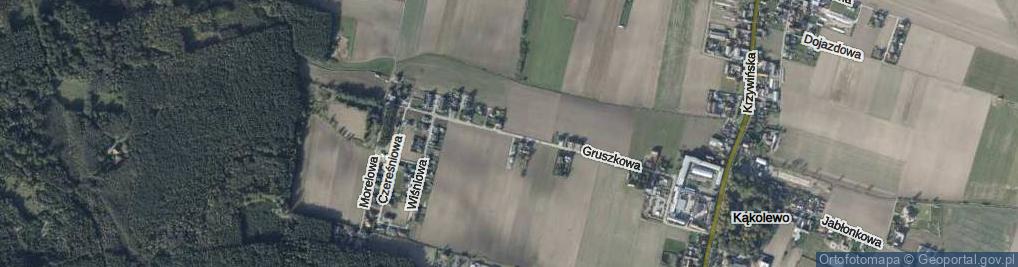 Zdjęcie satelitarne Gruszkowa ul.
