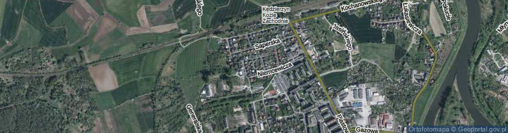 Zdjęcie satelitarne Grenadierów ul.