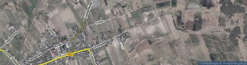 Zdjęcie satelitarne Grundowa ul.