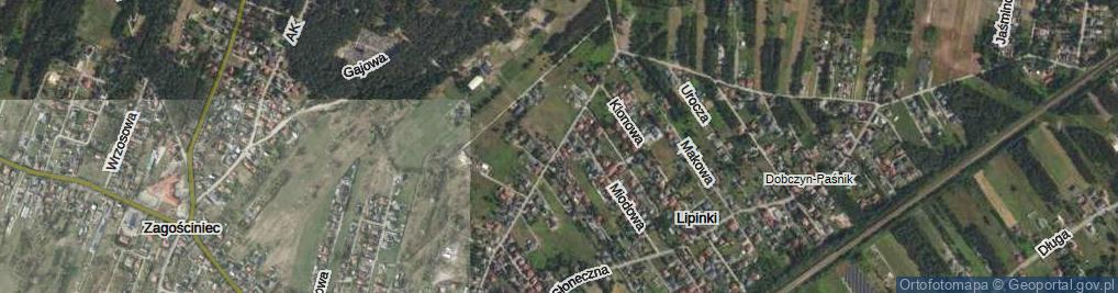 Zdjęcie satelitarne Graniczna ul.