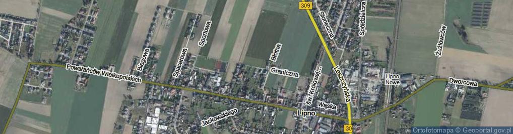 Zdjęcie satelitarne Graniczna ul.