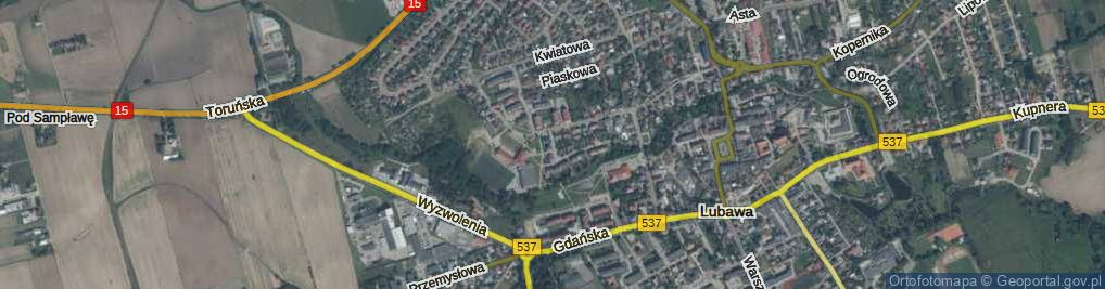 Zdjęcie satelitarne Grzymowicza Bronisława ul.