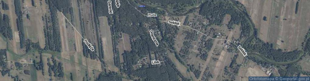 Zdjęcie satelitarne Graniczna ul.