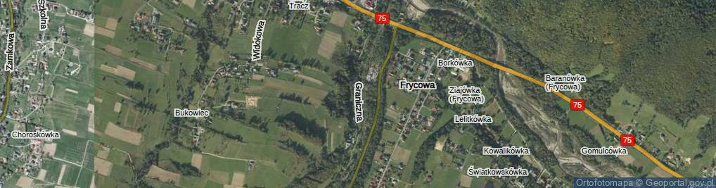 Zdjęcie satelitarne Graniczna ul.