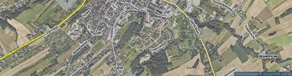 Zdjęcie satelitarne Grudnia Józefa ul.