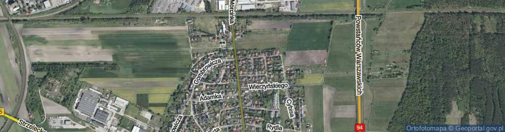 Zdjęcie satelitarne Grochowiaka Stanisława ul.