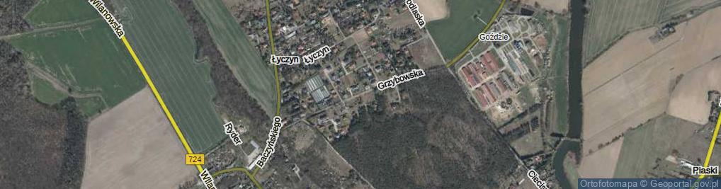 Zdjęcie satelitarne Grzybowska ul.