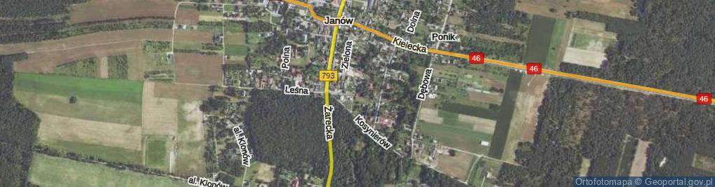 Zdjęcie satelitarne Graniczna ul.