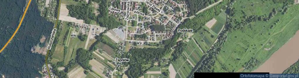 Zdjęcie satelitarne Grelewskich, ks. ul.