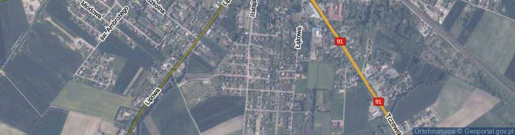 Zdjęcie satelitarne Grabowa ul.