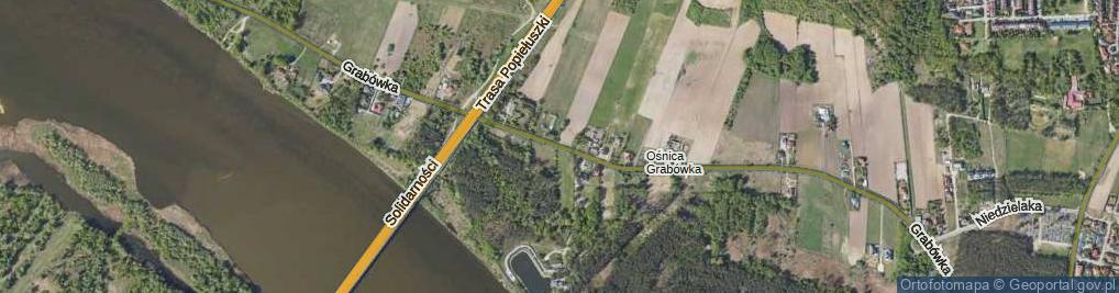 Zdjęcie satelitarne Grabówka ul.