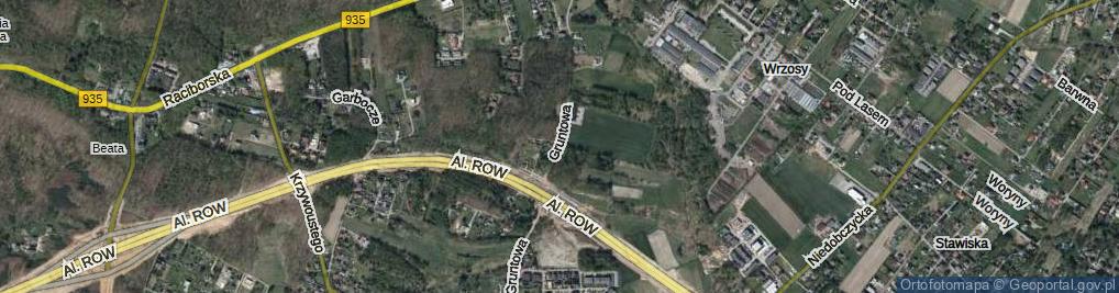 Zdjęcie satelitarne Gruntowa ul.