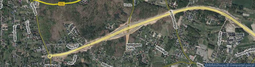 Zdjęcie satelitarne Grota-Roweckiego Stefana, gen. ul.