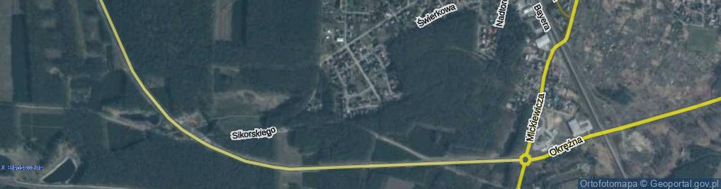 Zdjęcie satelitarne Grzybowa ul.