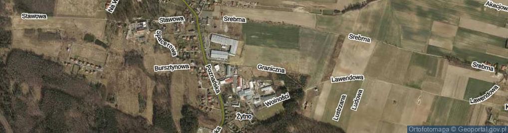 Zdjęcie satelitarne Graniczna ul.