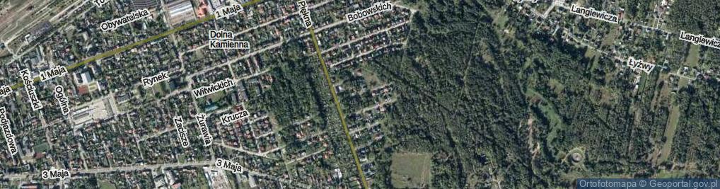 Zdjęcie satelitarne Granitowa ul.