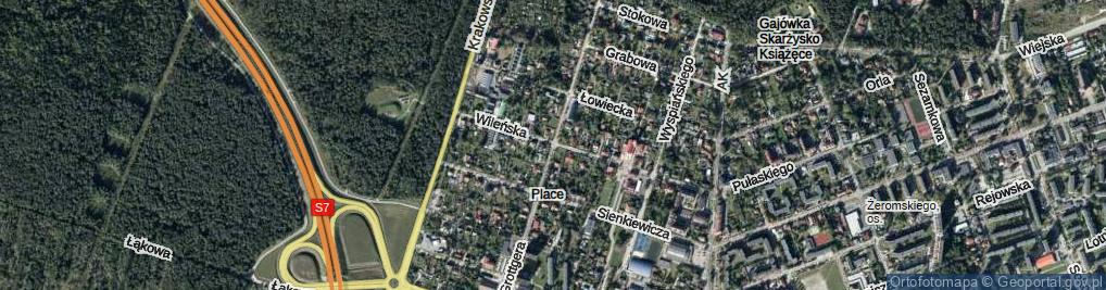 Zdjęcie satelitarne Grottgera Artura ul.