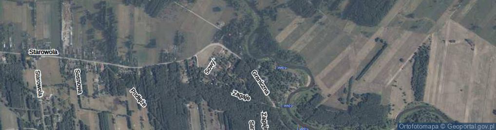 Zdjęcie satelitarne Graniczna ul.