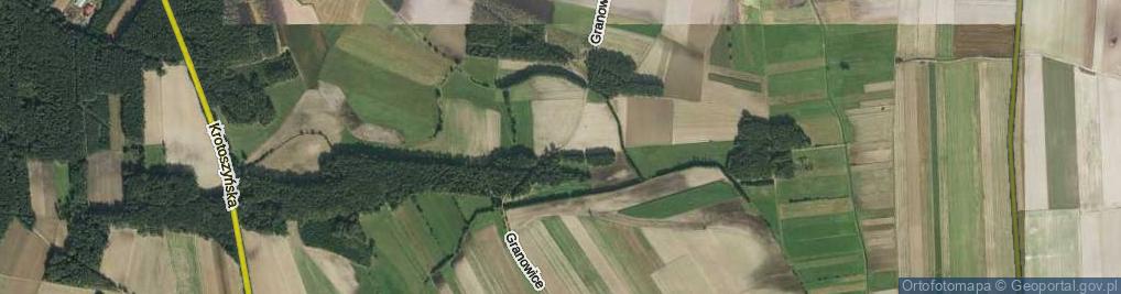 Zdjęcie satelitarne Granowice ul.