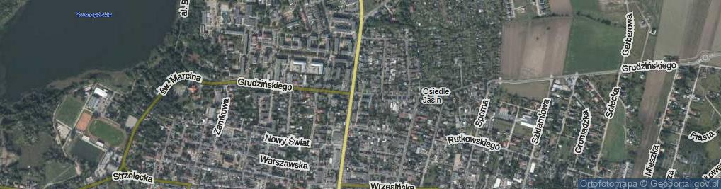 Zdjęcie satelitarne Grudzińskiego Zygmunta ul.