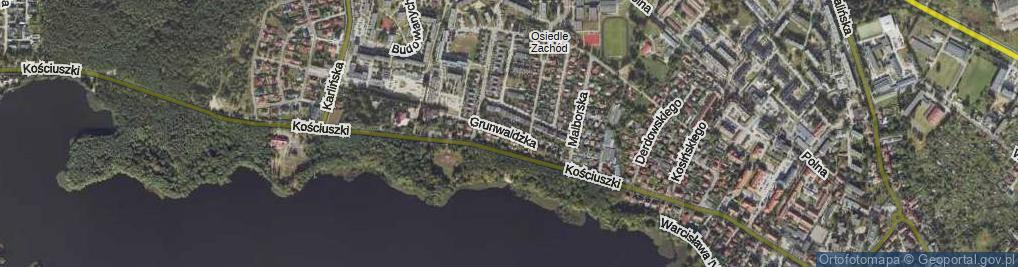 Zdjęcie satelitarne Grunwaldzka ul.