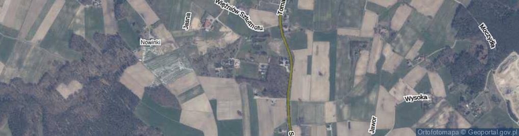 Zdjęcie satelitarne Grzybowa ul.