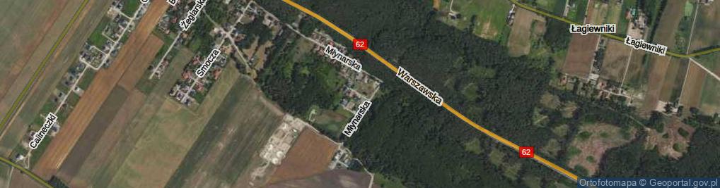 Zdjęcie satelitarne Gryczana ul.