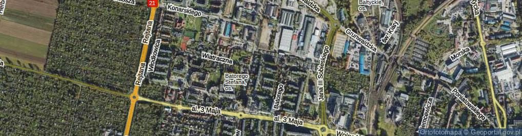 Zdjęcie satelitarne Gryfitki Anny ul.