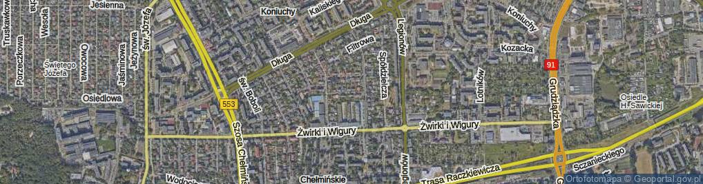 Zdjęcie satelitarne Grabowskiego Antoniego ul.